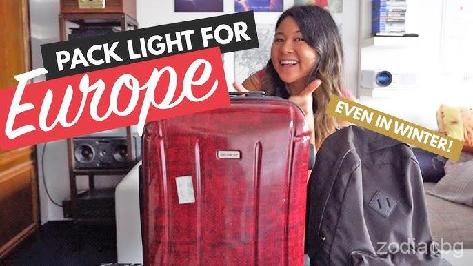 What to Pack for a Europe Trip