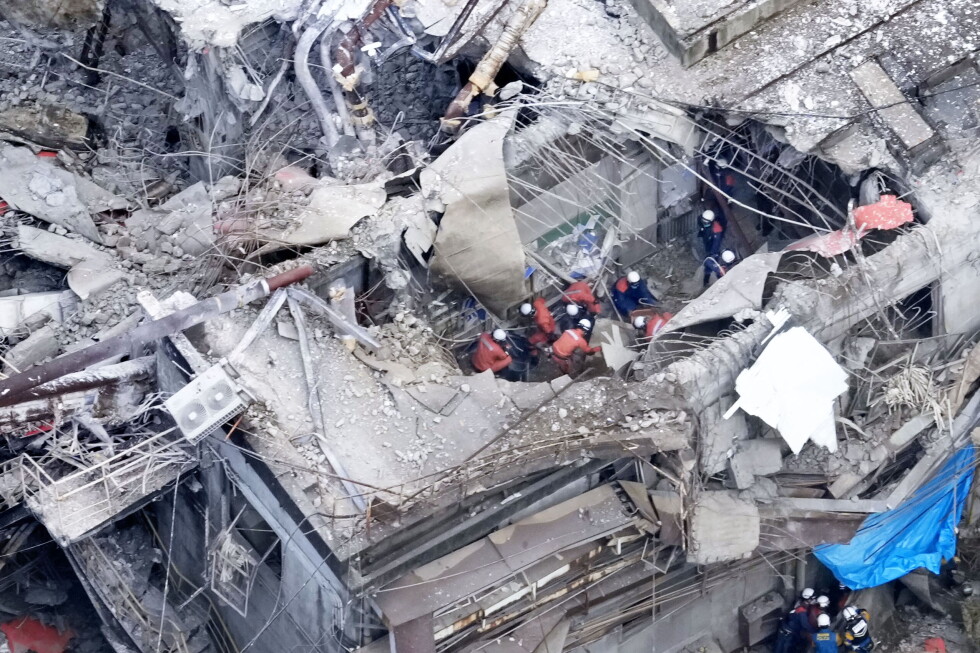 Rescuers Search for Survivors in Japan Quake Rubble